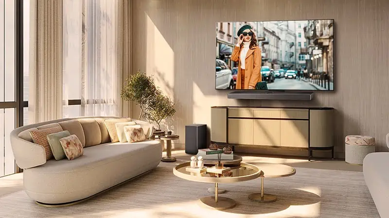 LG shares five tips for arranging your living room to maximize entertainment